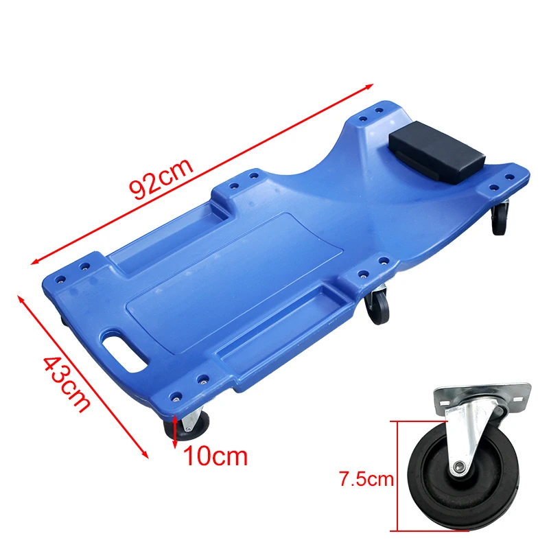 36 inch Blue Car Repair Lying Board With Skateboard Spare Parts Repair Board Car Vehicle Service Maintenance Tool