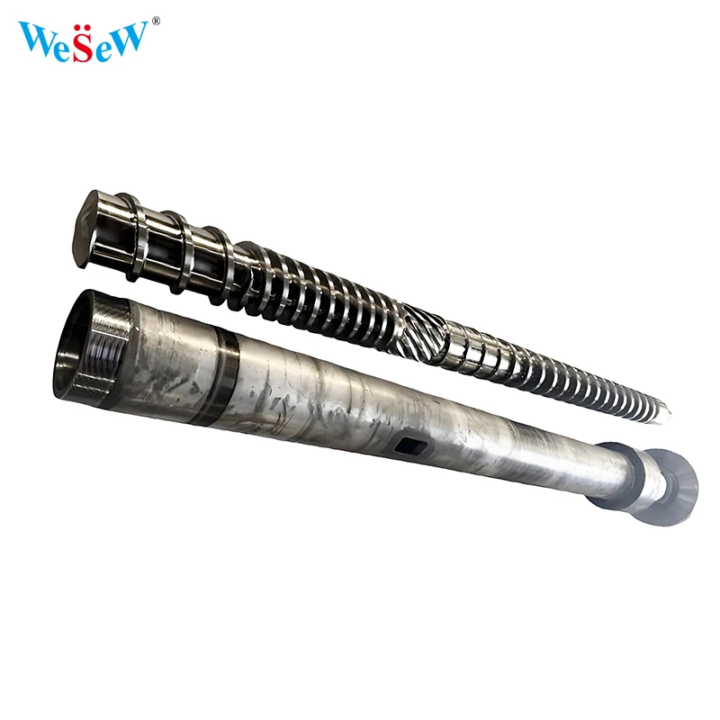 Винт для литья под давлением, индивидуальный дизайн, винт для переработки D180 мм и бочонок для биметаллической обработки