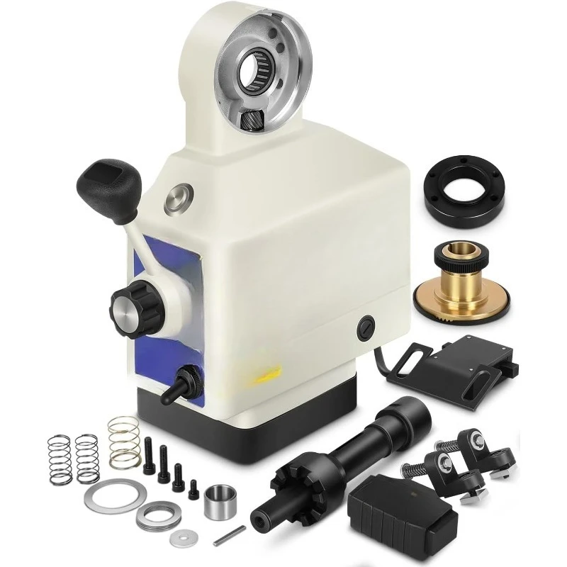 

Ось Z с подачей питания для фрезерного станка, крутящий момент 460 дюймов, 0–200 об/мин, подача питания настольного фрезерного станка 110 В, для Bridgeport и