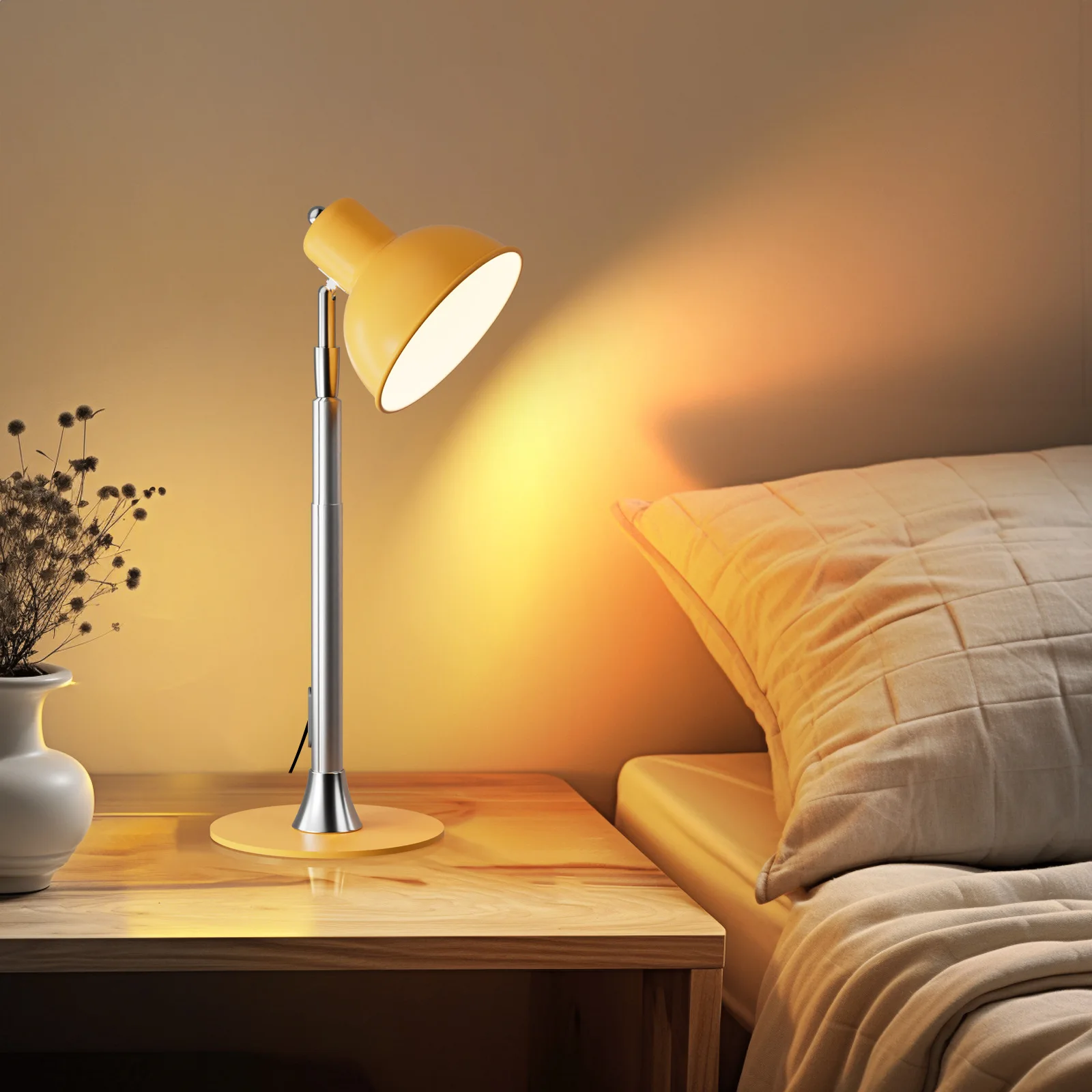 

Modern LED Creative Bedside Desk Lamp Bedroom Study Reading Adjustable Floor Lamp Lighting Home Decor Table Lights