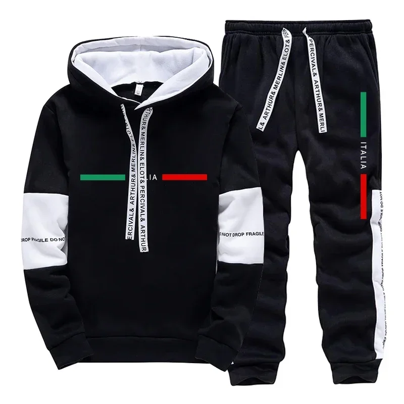 

Casual Hooded Men's Tracksuit 2026 Spring Hot Sales Outdoor Daily Sports Single Sweatshirts And Sweatpants Comfort Print Quality