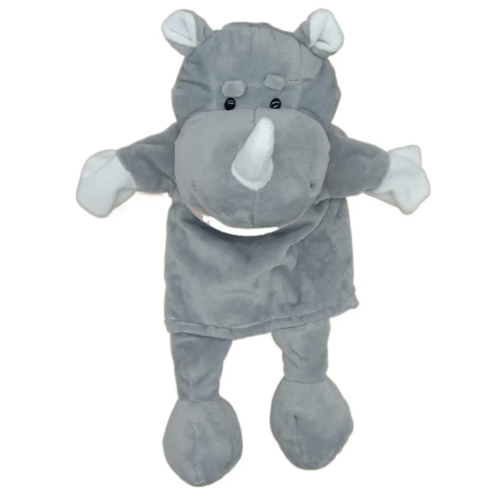 정글 동물 동물 손 인형 조기 교육 봉제 동물 인형 인터랙티브 소품 사자 코끼리 돼지