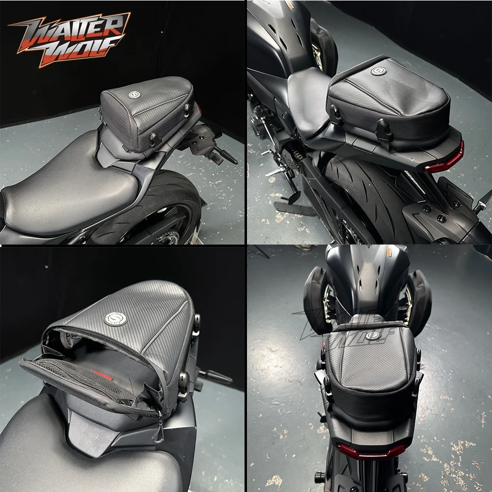 Motorycle Rear Seat Bag For Yamaha MT-07 Y-AMT FZ-07 MT-09 SP Y-AMT Luggage Backpack waterproof tool Saddle Tail Bag MT07 MT09