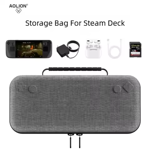Portable EVA Storage Bag For Steam Deck For Nintend Switch OLED Game Console Storage Travel Carrying Case For Switch Accessorie