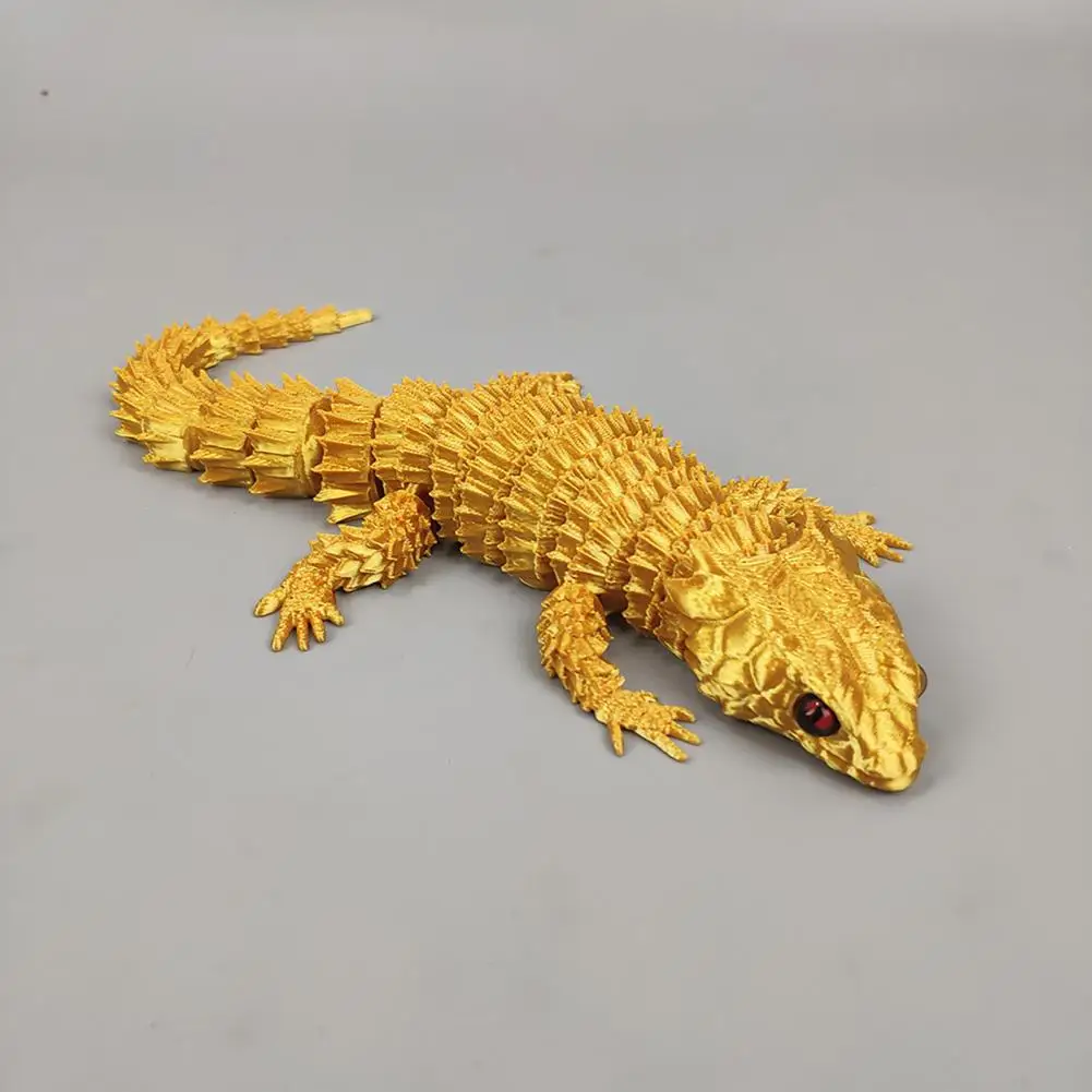 Lizard Model Action Figure 3d Lizard Simulation Model Realistic Action Toy Vibrant Color Desktop Decor Fidget Toy Photography