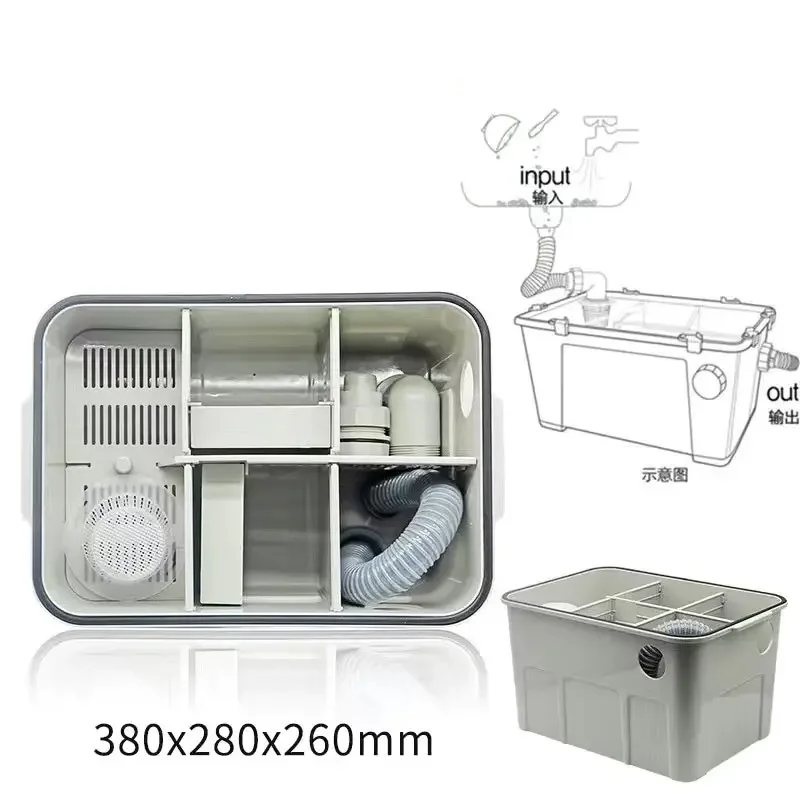 Dental Lab Gypsum Filter Stone Plaster Powder Trap Filter Gypsum Sedimentat Tank BB