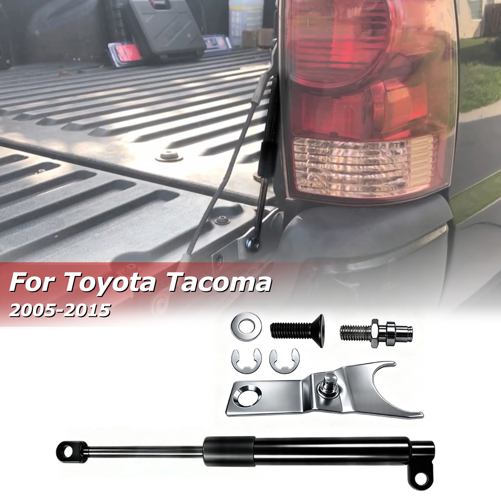 1 Set For Toyota Tacoma 2005-2015 Trunk Gas Struts Spring Bar SG329900EZ Tailgate Hydraulic Assist Lift Supports Shock Struts