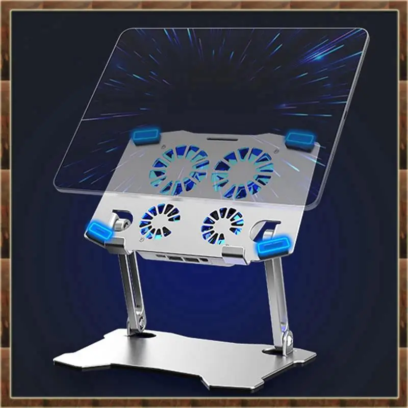 A48T Laptop Cooling Pad Adjustable Aluminum Stand Portable Laptop Holder For All Tablets