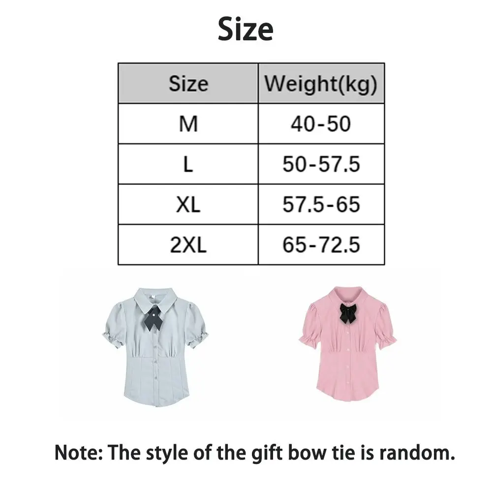 Chic Bowknot JK Kurzarm Shirts Puff Sleeve Y2K Schlanke Bluse Frauen Crop Top Adrette Süße Mädchen Shirts Sommer