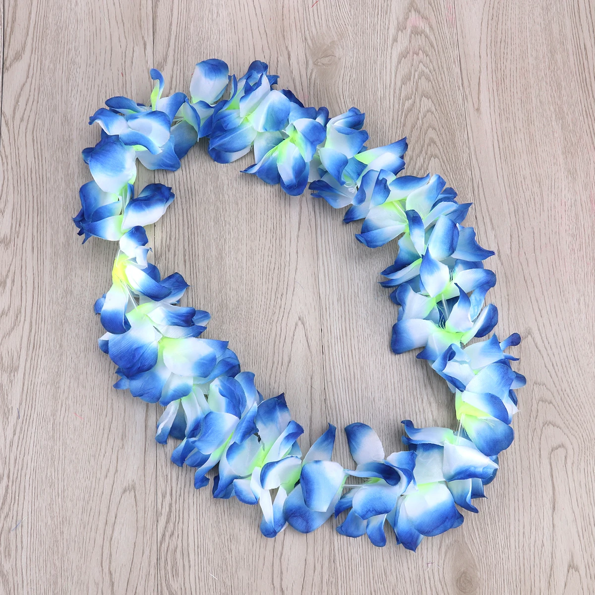 4 pezzi hawaiano Lei ghirlanda floreale ghirlanda primaverile fasce volant corona di fiori accessori realistici fatti a mano per fotografia di viaggio