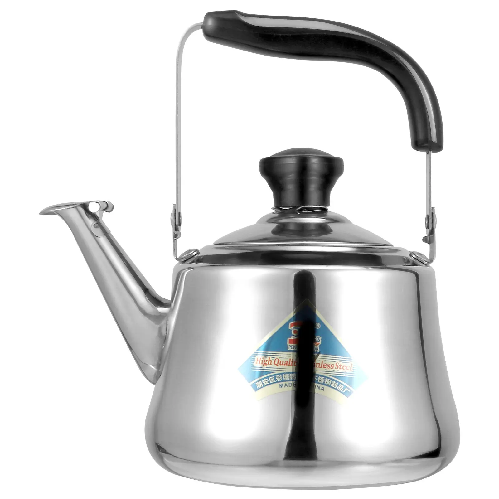 1Pcs Stainless Steel Whistling Kettle Heating Water Kettle Boil Water Teakettle for Home Tea Coffee Stainless Steel Teakettle
