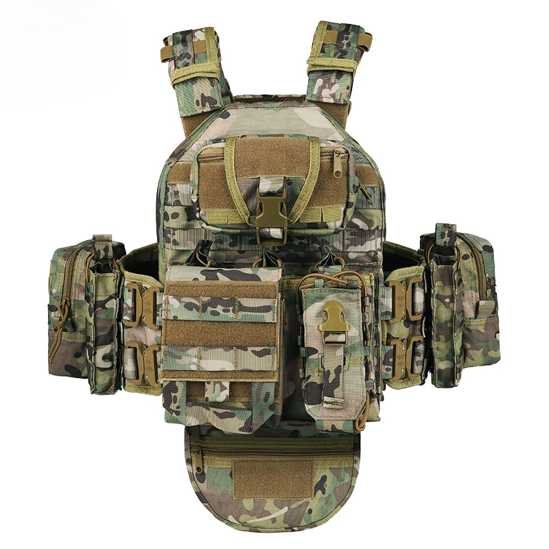 

Camouflage Tactical Vest PALS System Outdoor CS Tactical Vest