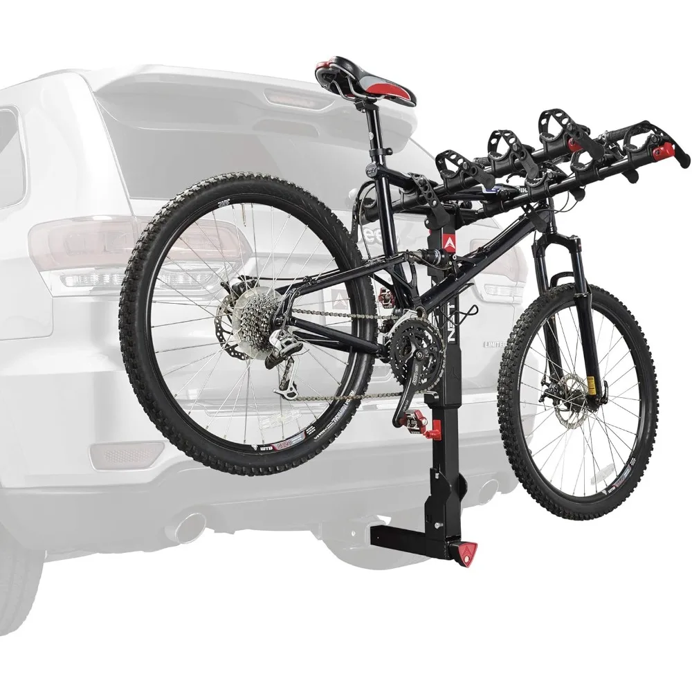 

Premier Locking Quick Release 4-Bike Carrier for 2 in. Hitch, Black