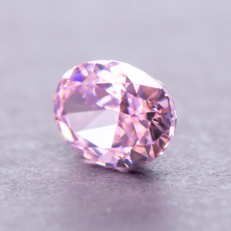 Kubieke Zirkonia Ovale Vorm Roze Kleur 4k Crushed Ice Cut Charm Steen voor DIY Sieraden Maken Ring Ketting Oorbellen Belangrijkste materialen