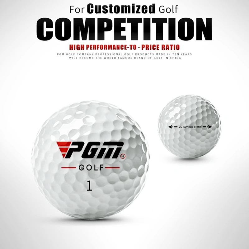 PGM-Triple Pro Competition and Training Golf Balls, High Bounce, Ultra Long Distance, New Material, Golf Balls, Golf Gift