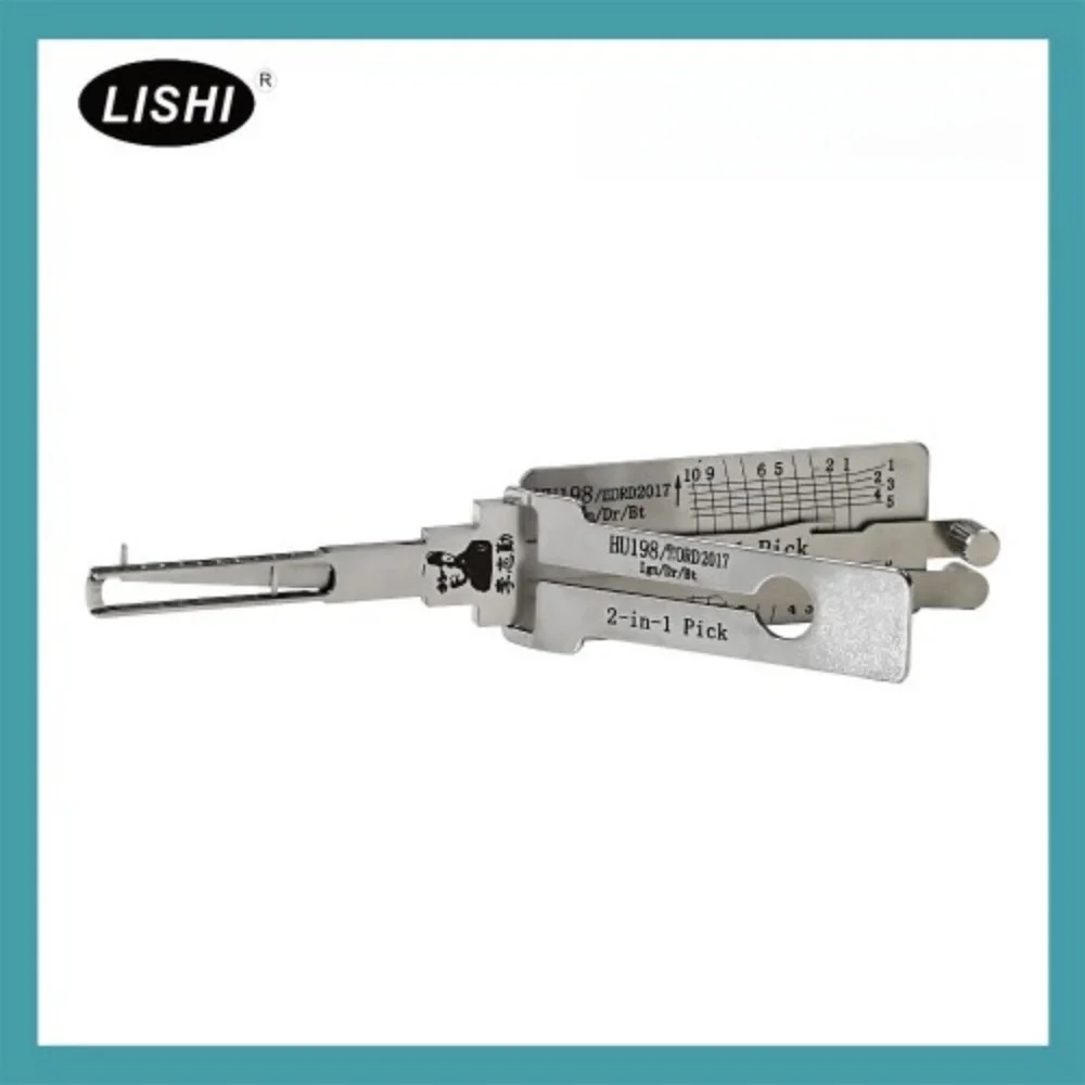 Lishi 2-in-1 Pick Decoder Tool for HU198/Ford 2017
