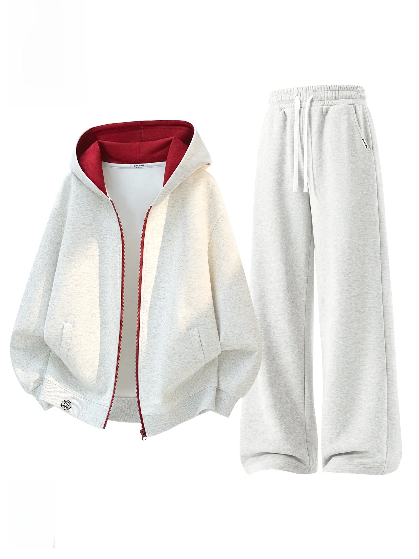 

Мужской комплект: худи и кардиган в стиле колор-блок, весенний спортивный костюм из двух предметов, с длинными рукавами, из смесового хлопка и полиэстера