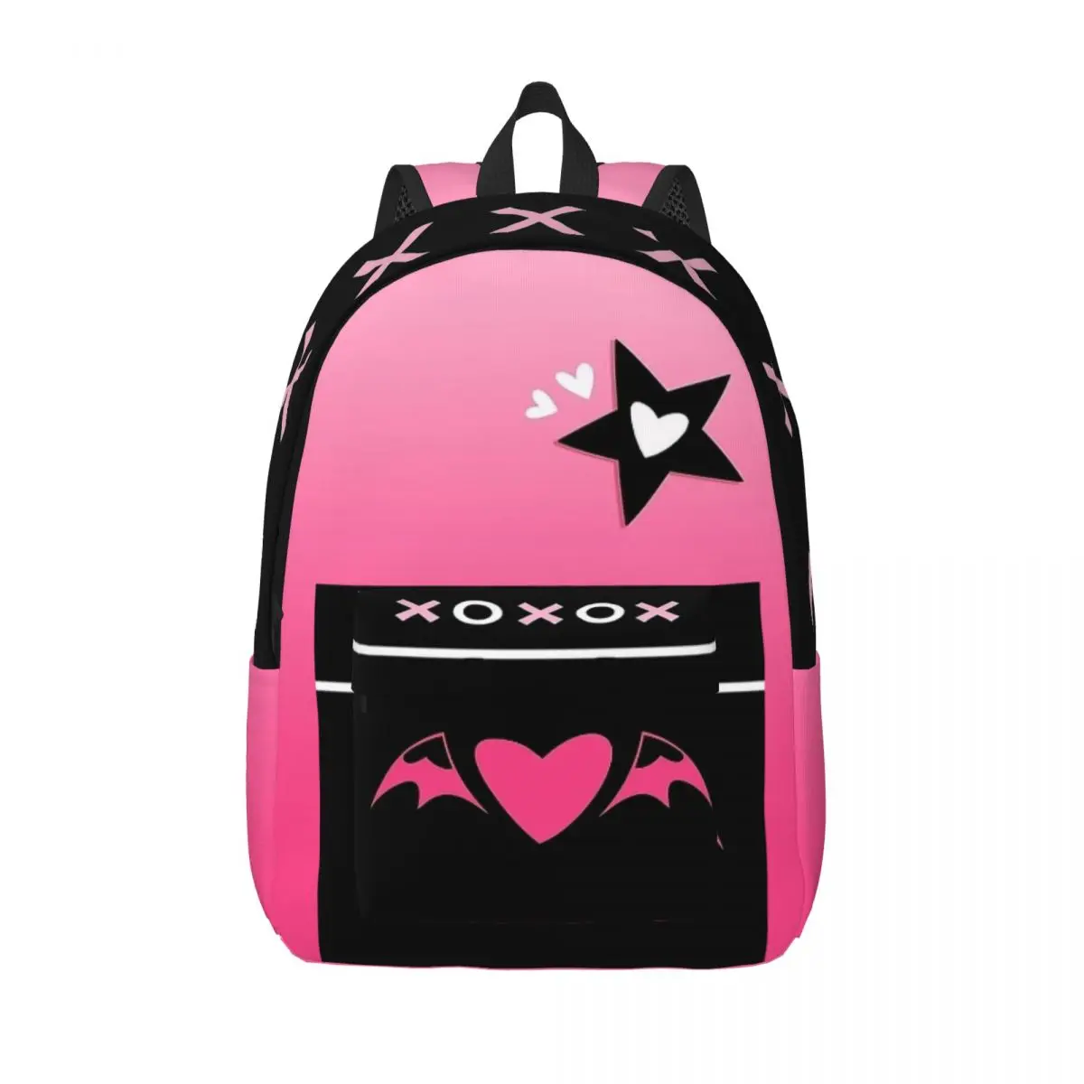 Helluva Boss Verosika Backpack for Boy Girl Kids Student School Bookbag Canvas Daypack Preschool Primary Bag Sports