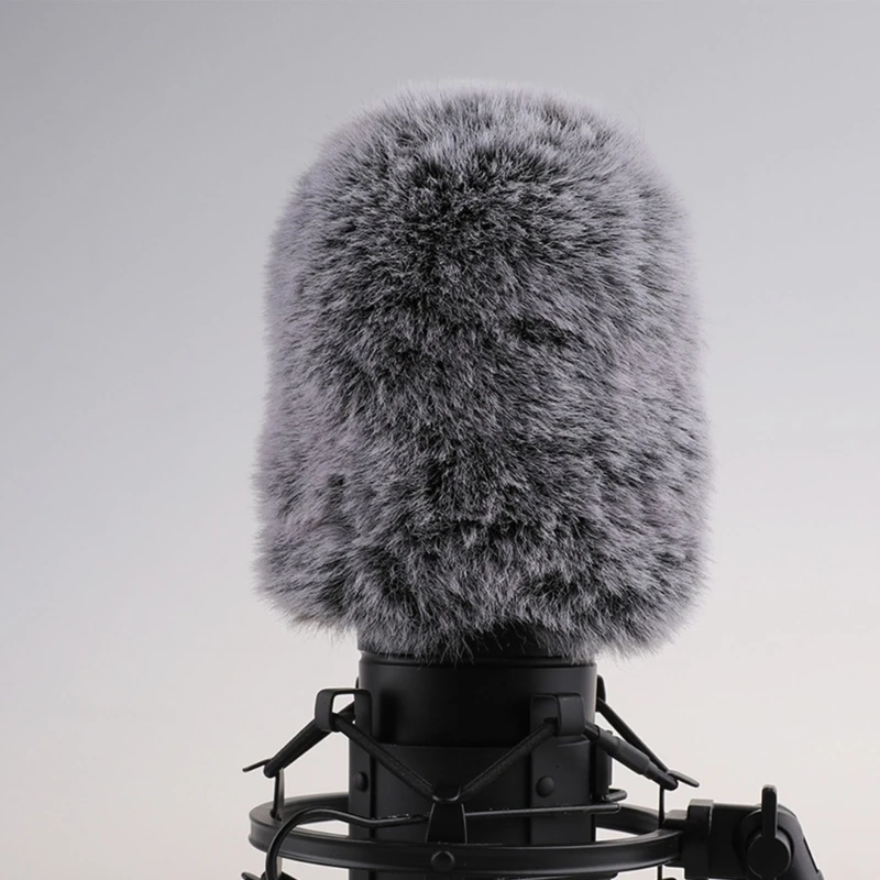 Microphone Furry Windscreen Muff Microphone Wind Cover For AT2020 Microphone