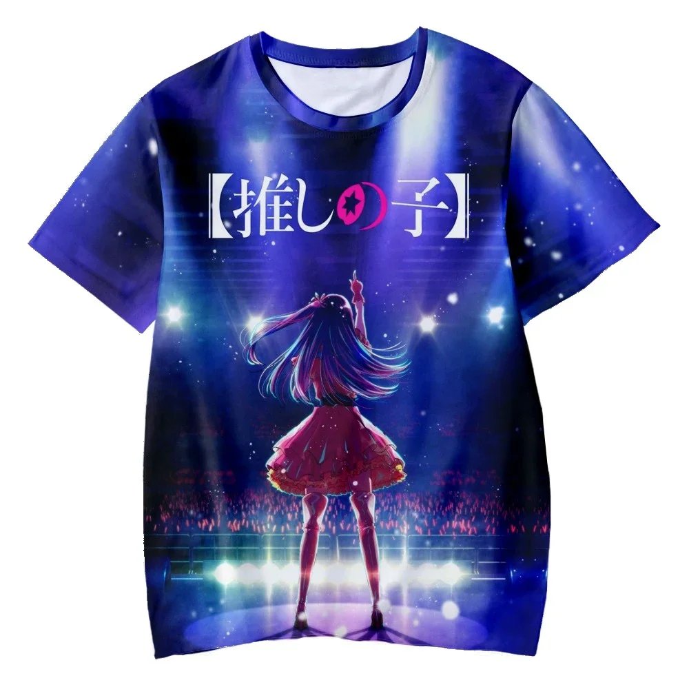 

Oshi No Ko T-Shirts Anime Manga 3D Print Streetwear Men Women Casual Fashion Oversized T Shirt Harajuku Kids Tees Tops Clothing