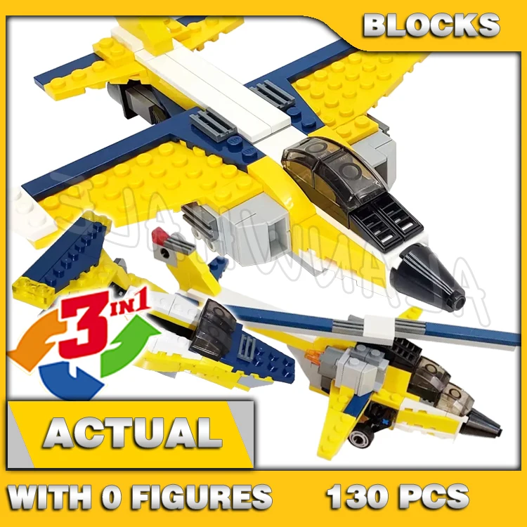 

5 типов 3в1 Super Racer Red Rotors Самолет Грузовик Кабина Шоссейный Круизер Мотоцикл 3105 Строительный блок Игрушка, совместимая с моделью