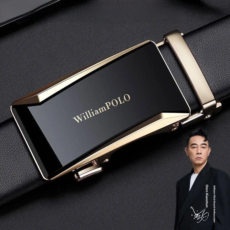pure-calfskin-belt-men's-business-automatic-buckle-leather-waist-belt-mestercock-brand-head-layer-cowhide-belt