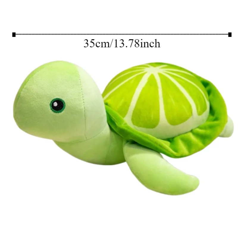 海洋動物レモンカメふわふわコレクションウミガメぬいぐるみ可愛い動物ウミガメ枕誕生日クリスマス