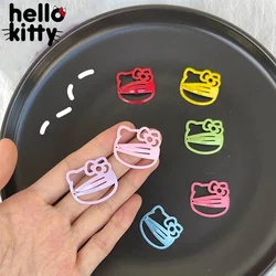 Hello Kitty Women Hairpin Kawaii Hair Clip Girl Hair Headdress Accessories Kids BB Clips Cute Matel Hairpins Hair Claws Gifts