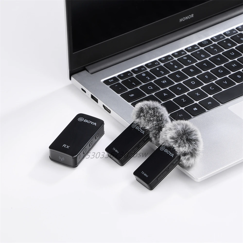 Boya XM6 MINI Wireless Lapel Microphone Mobile Phones Microphones Microphone for Cell Phone Streaming Audio Professional Video