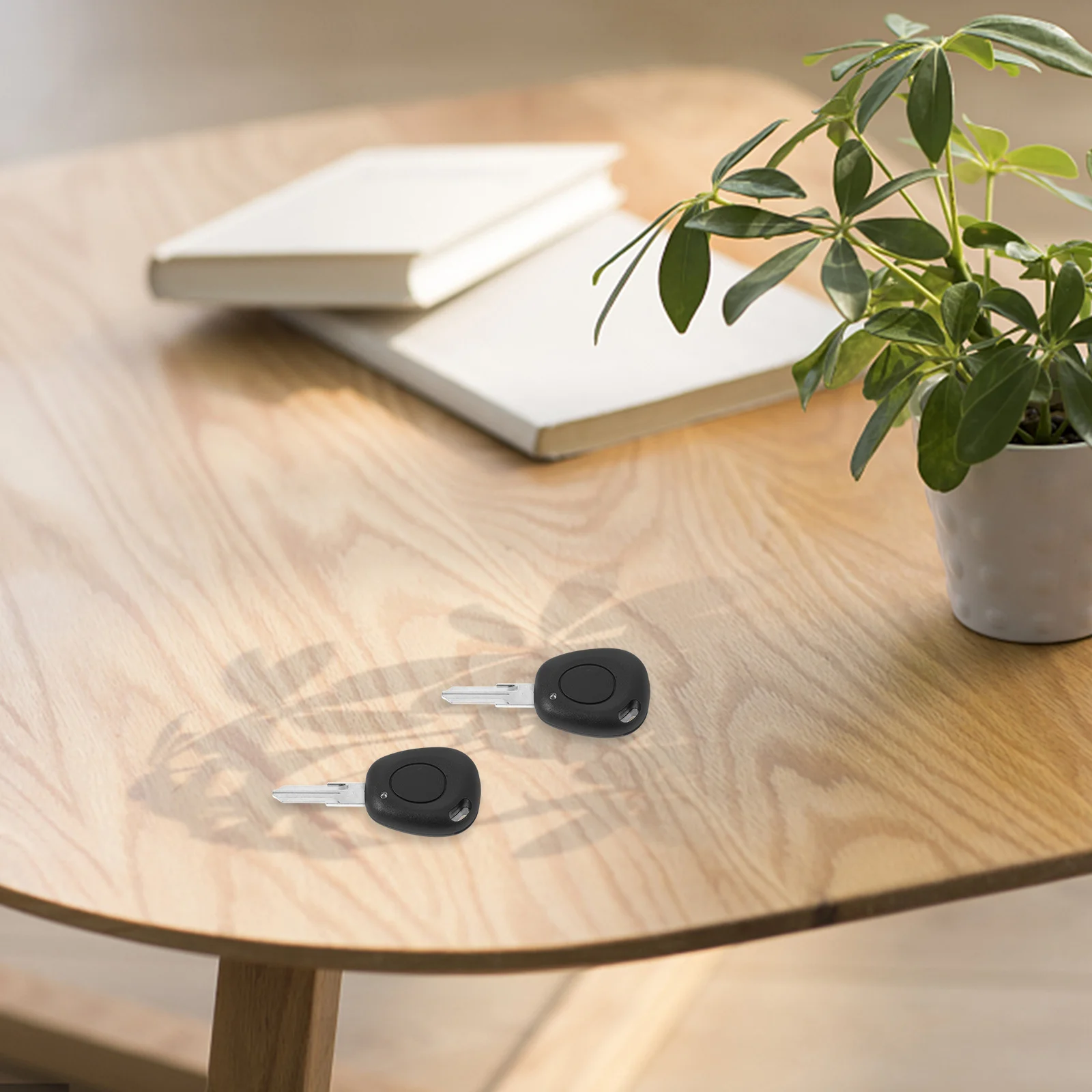 

2pcs Fob Shell Replacement Copper Car Cover Single Button Remote Keyless Entry Case Key Fob Holder Car Key Protector