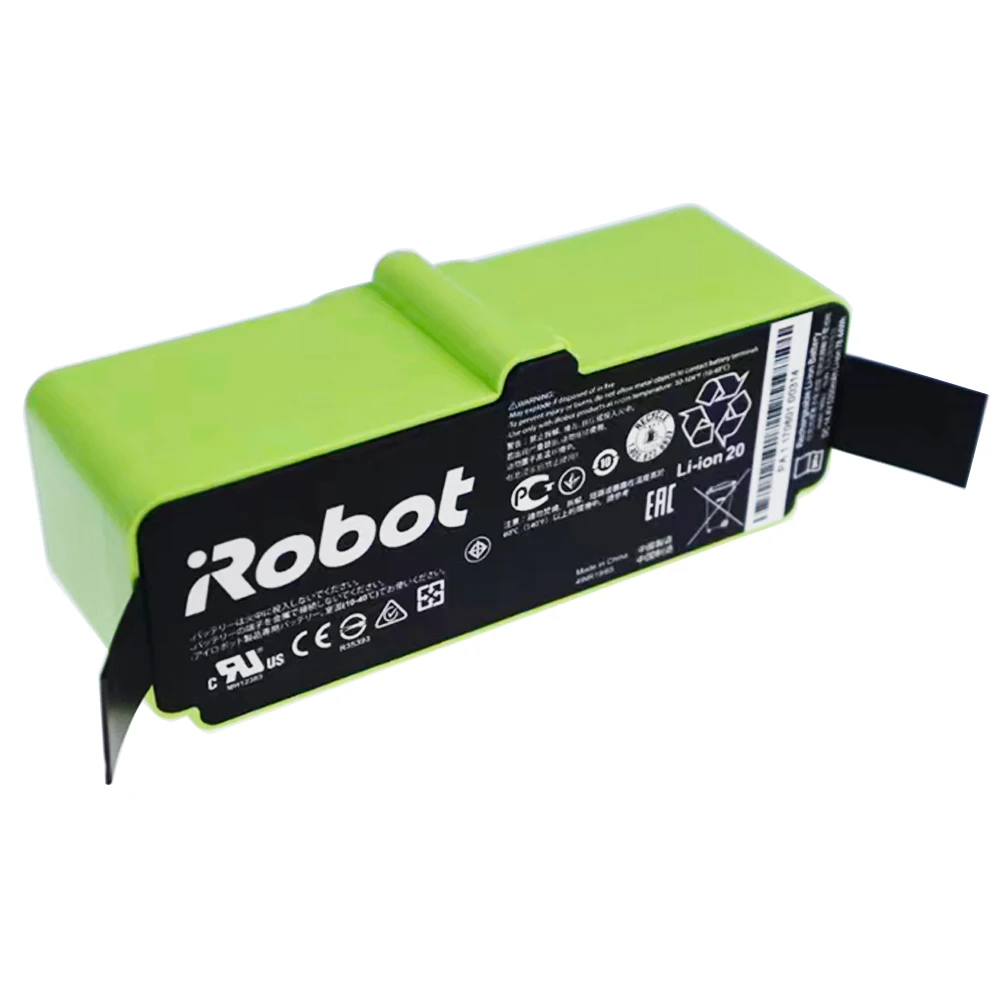 Batería de iones de litio de 14,4 V y 7800mAh para limpiador iRobot Roomba 900 800 700 600 Series 960 980 981 965 895 890 860