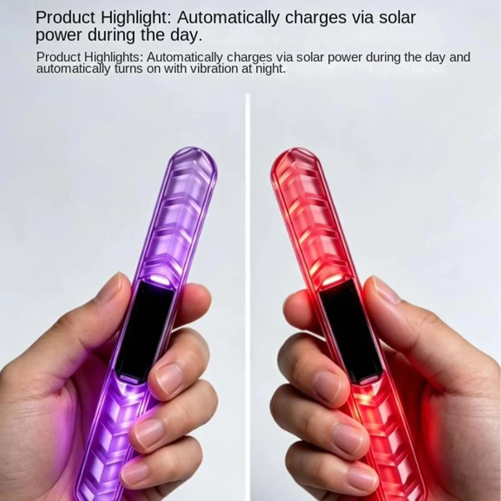 Multi-Functional LED Car Lights Anti-Collision Flashing Rear Door Warning Lights, Car Atmosphere Lights, Colorful Warning Lights view 4