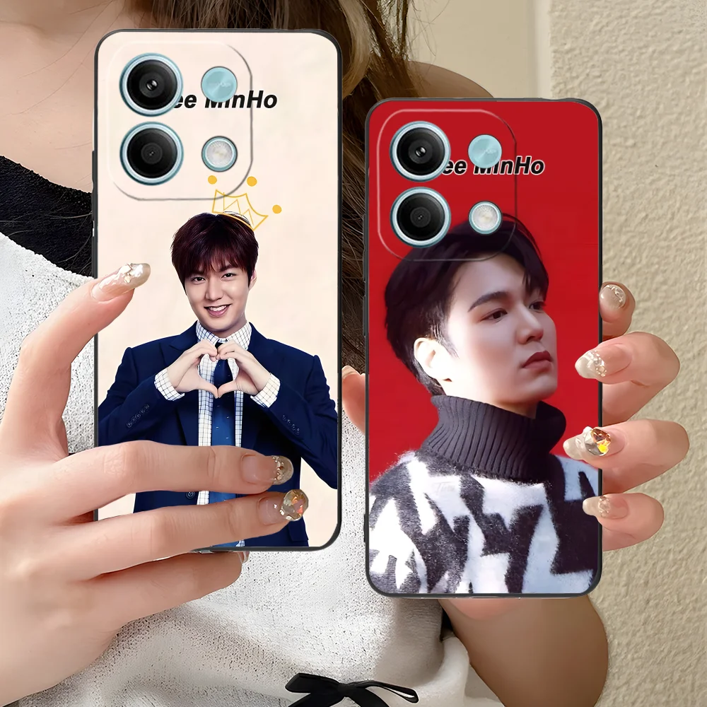 Mobile Lee Minho Phone Case for Xiaomi Redmi Note 13 12 11 10 9 8 7 6 S A Pro Lite Plus 5G Black Smartphone Cover Cellphones