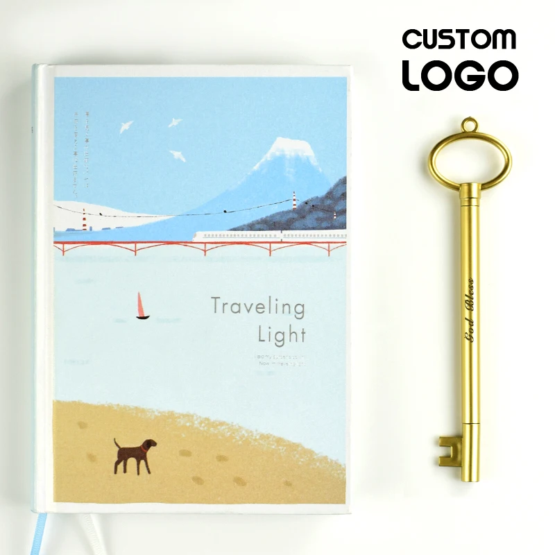 20pcs Custom LOGO Retro Key Styling Gel Pen Personalized Laser Lettering Name Wedding Gift School Stationery Office Signature
