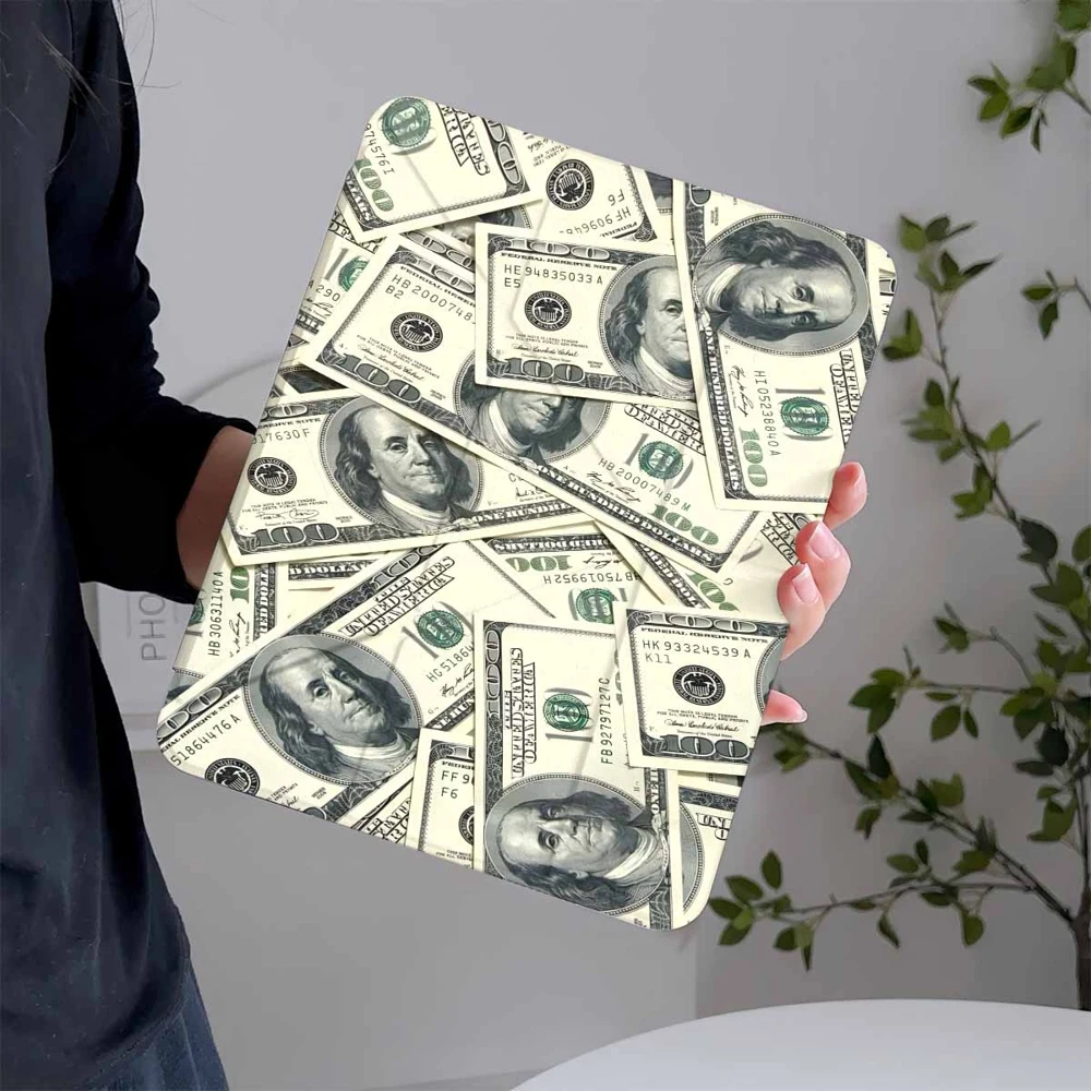 Money Dollar Print For iPad Pro 11 12.9 13 A16 M2 M4 M3 M5 Shell 9.7 10.2 5/6/7/8/9/10/11th Mini Air 3 4 5 6 Cover