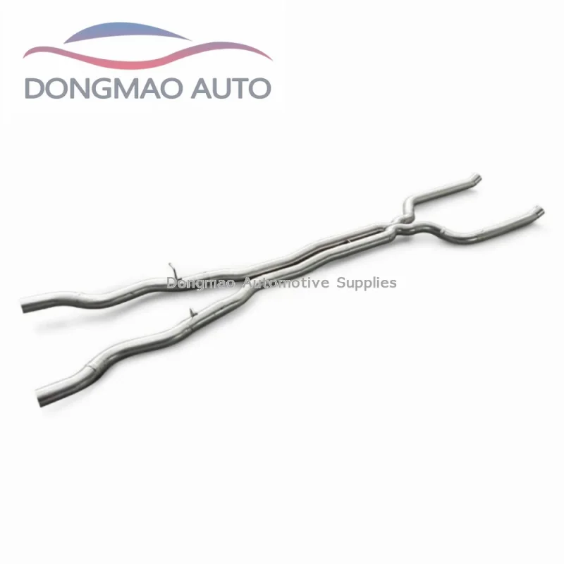 For BMW M550 M550i G30 N63 4.4tt 2017-2022 SS304 Automotive Performance Exhaust Pipe Modification Exhaust Middle Pipe Resonator