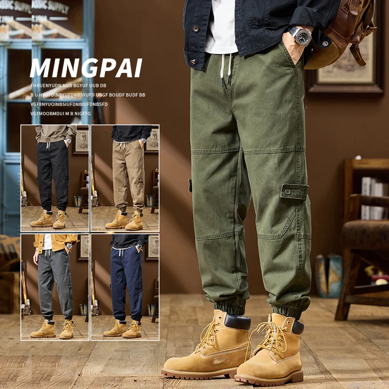 Cargo Pants Men Multi-pocket Mens Pants Streetwear Hip-Hop Casual Jogging Trousers Male Fashion Leggings Harlan Tooling Pants