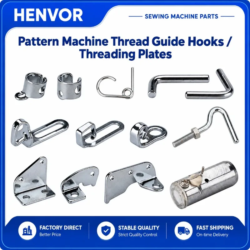 HENVOR Needle Bar Thread Guide Ring for Computer Pattern Sewing Machine Thread Hook Accessories