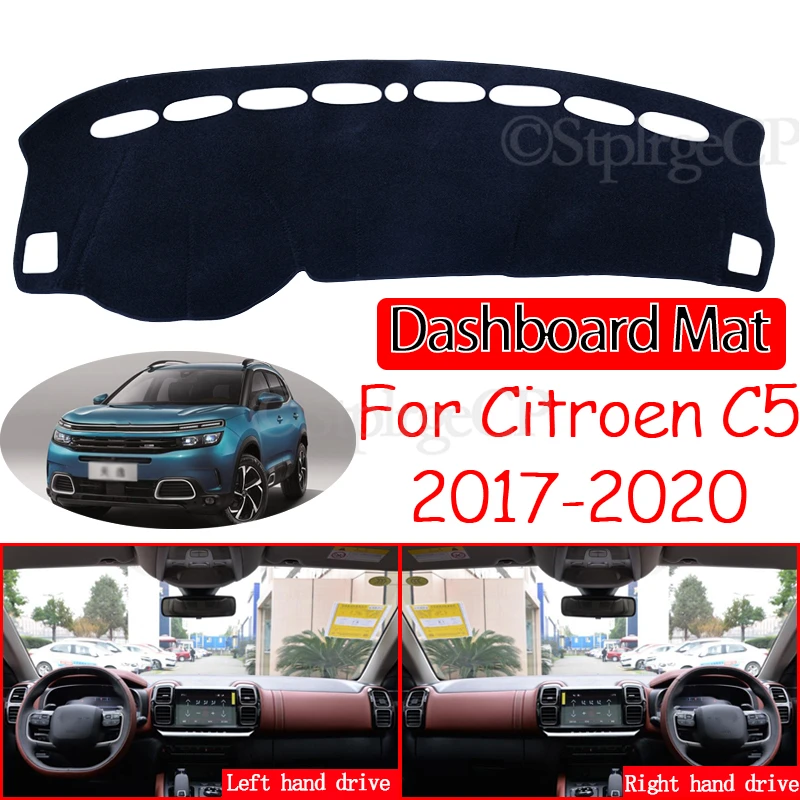 

Солнцезащитный козырек Dashmat, автомобильные аксессуары, коврик C5-Aircross для Citroen C5 Aircross 2017 2018 2019 2020, противоскользящий коврик для приборной панели, накладка