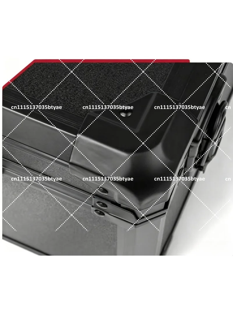 Portable shock-proof aluminum alloy instrument case, high-quality portable sturdy shell toolbox