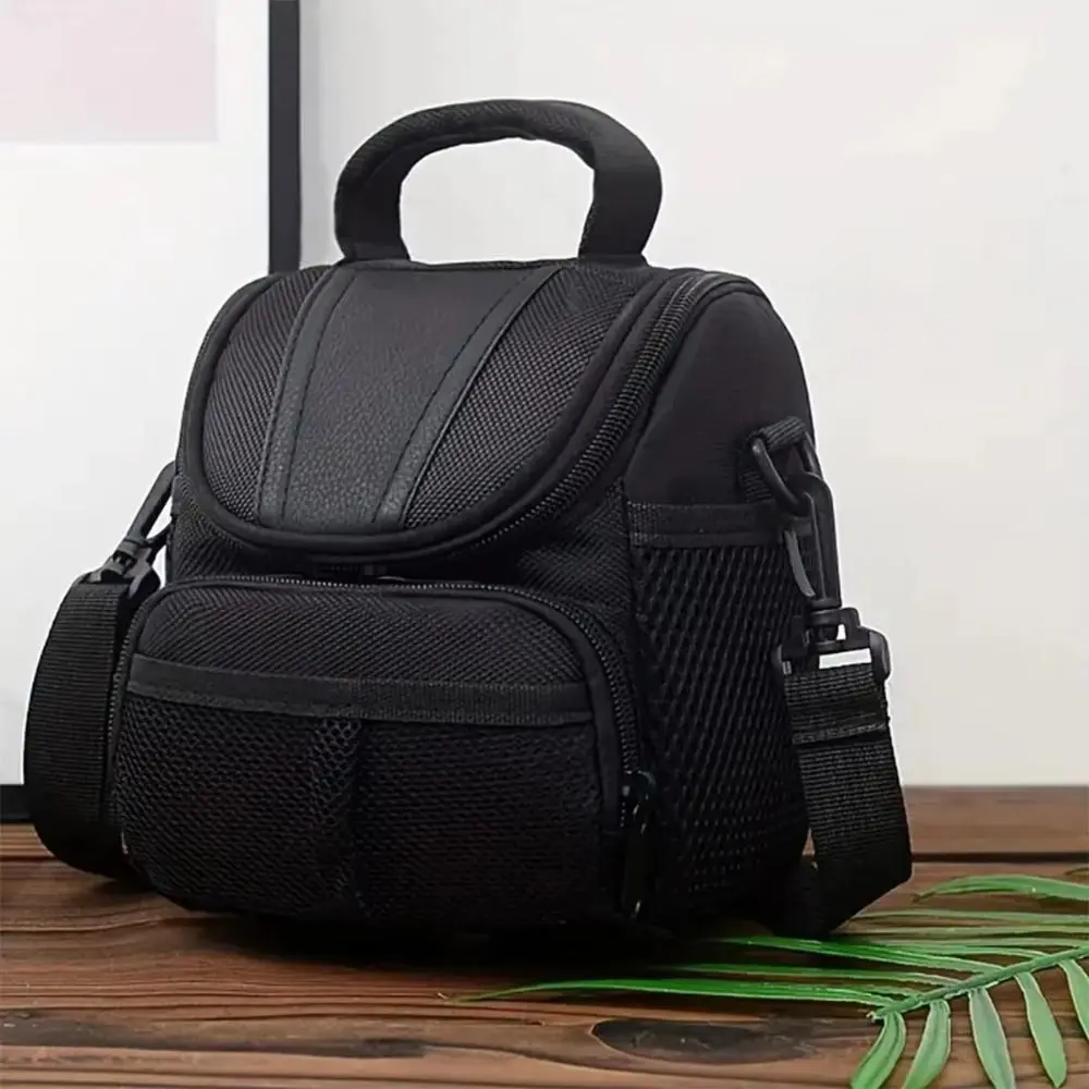 Single Shoulder SLR Camera Bag Adjustable Shoulder Strap Photography Bag Zipper Lightweight Camera Handbag Camera Accessories