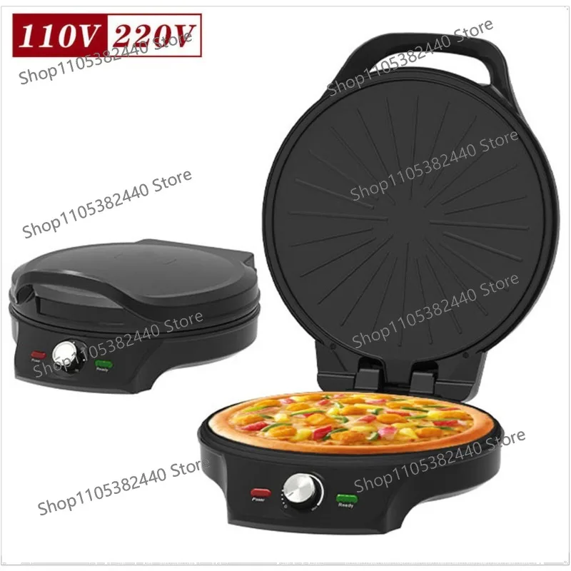 Suitable for 110V pizza machine, pancake machine, double-sided non-stick heating electric cake pan, pancake frying machine