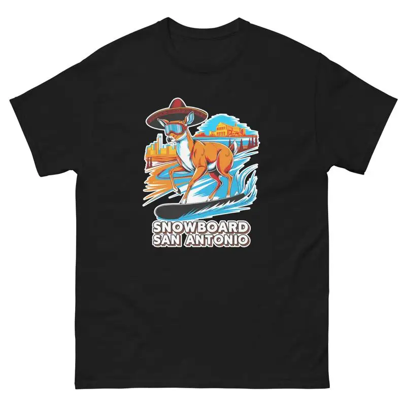 

Футболка с изображением животных для сноуборда San Anotonio Deer США