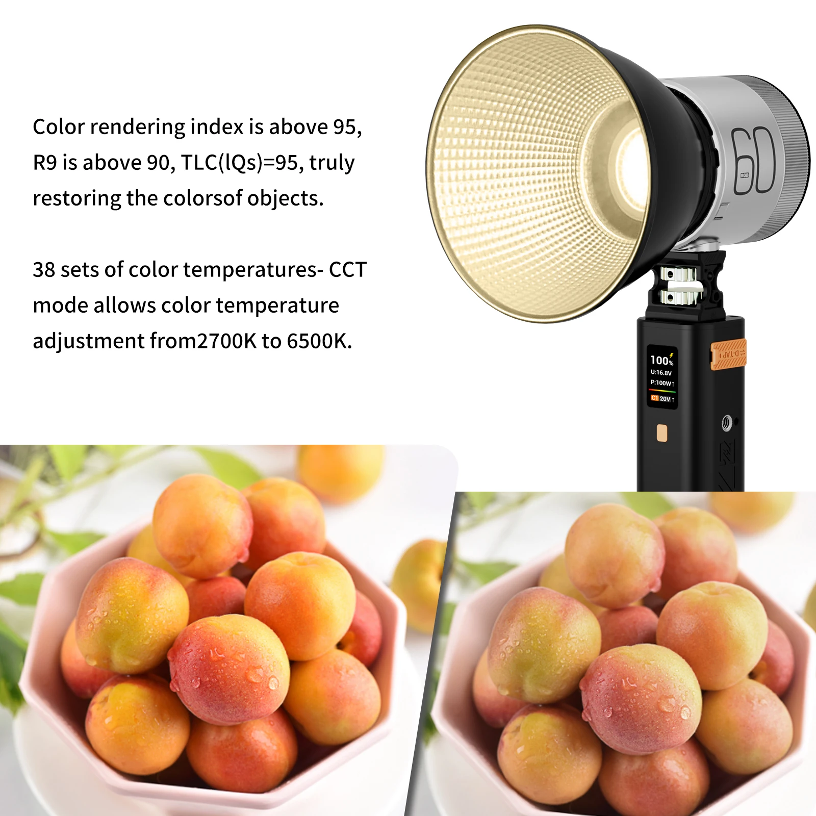 Sokani Cola 60x 60c 60W Bi RGB LED الفيديو الضوئي APP التحكم بوينز جبل الإضاءة للتصوير الفوتوغرافي تسجيل الفيديو التصوير في الهواء الطلق