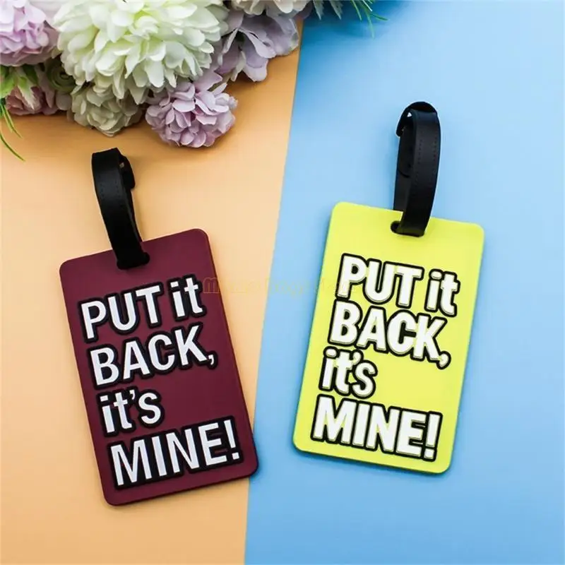 X90d Gepäck -Tags mit Name Adresse