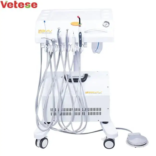 

Pet Clinic Animal Hospital Multi-function Cart Design Veterinary den tal Equipment Unit And Station With Scaler And Compressor