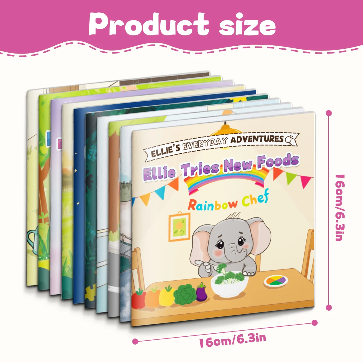 Little Elephant Ellie Series Children's Storybook - Life Habits, Social Skills, Cognitive Development, Bedtime Picture Book