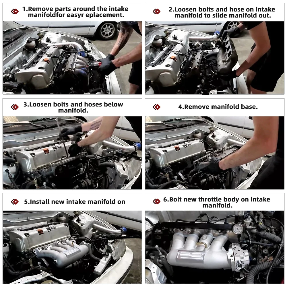 RASTP-Neuer Ansaugkrümmer der Ultra Street-Serie für Honda K20A/A2/A3 K24 RS-CR1849 – Detail 9