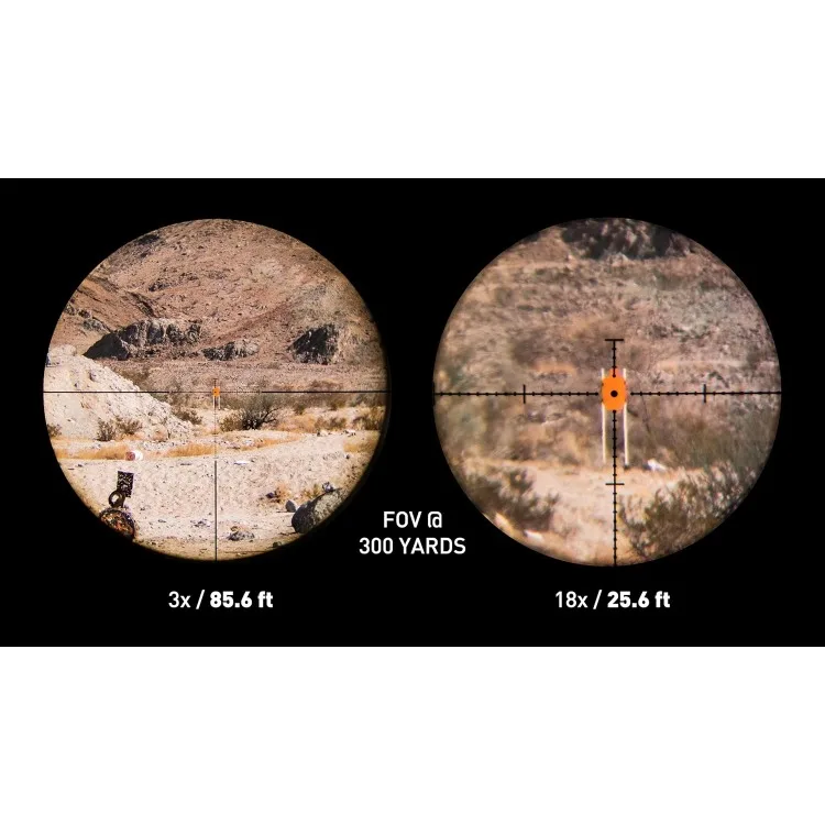 G3 3-18x50 First Focal Plane FFP Rifle Scope with Illuminated MOA Reticle and Parallax Adjustment