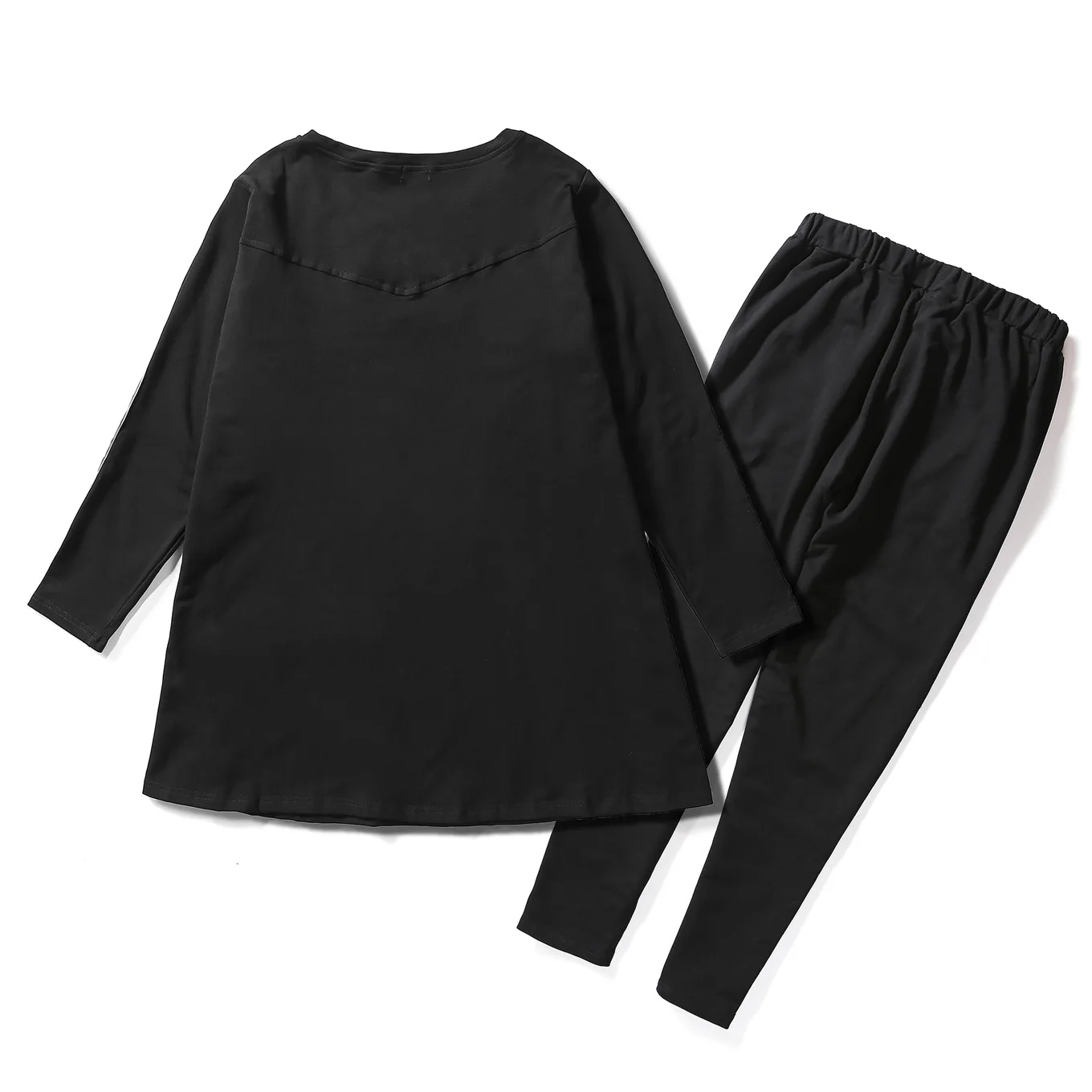 Plus Size Katoen Vrouwen Trainingspak Lente Lange Mouw Sweatshirt + Broek Running Jogger Outfit Casual Workout Oefening Set Sport Pak